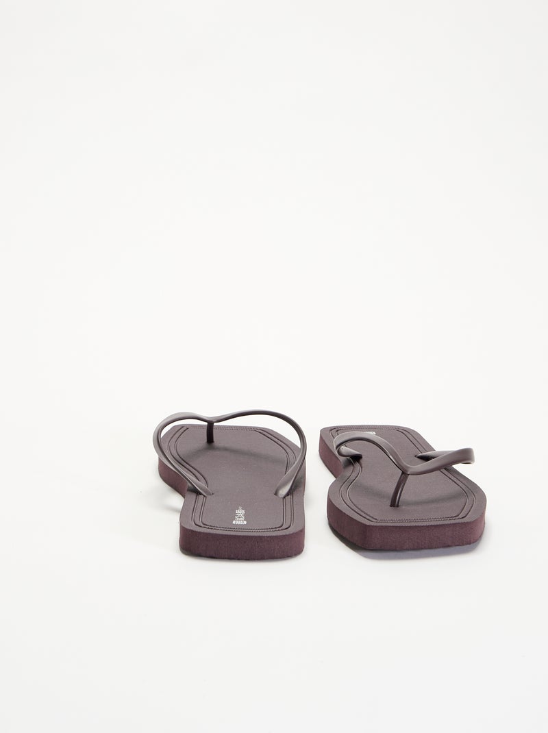 Tongs unies Violet - Kiabi