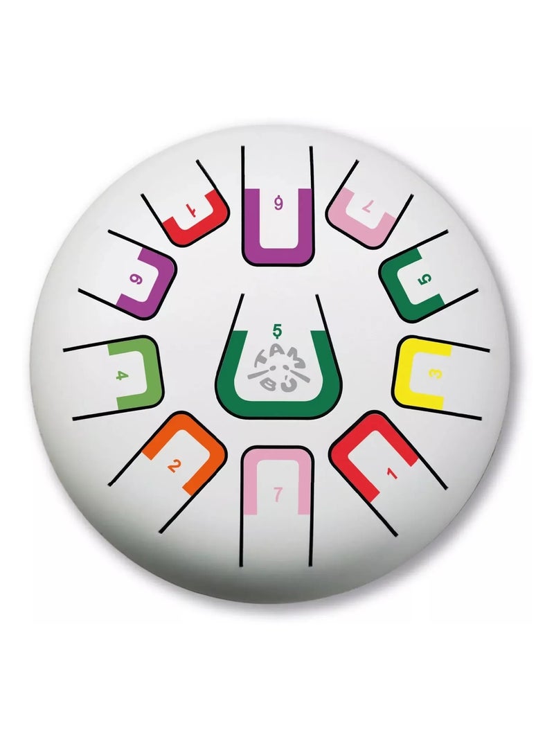 Tongue Drum 11 notes Blanc - Kiabi