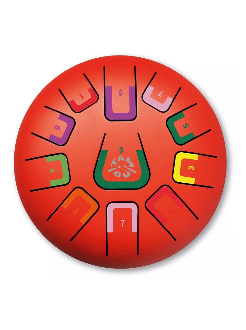 Tongue Drum 11 notes Rouge - Kiabi