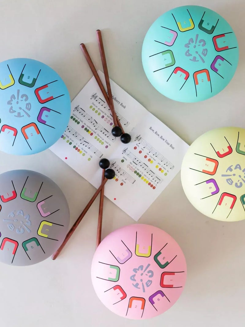 Tongue Drum 8 notes Bleu - Kiabi