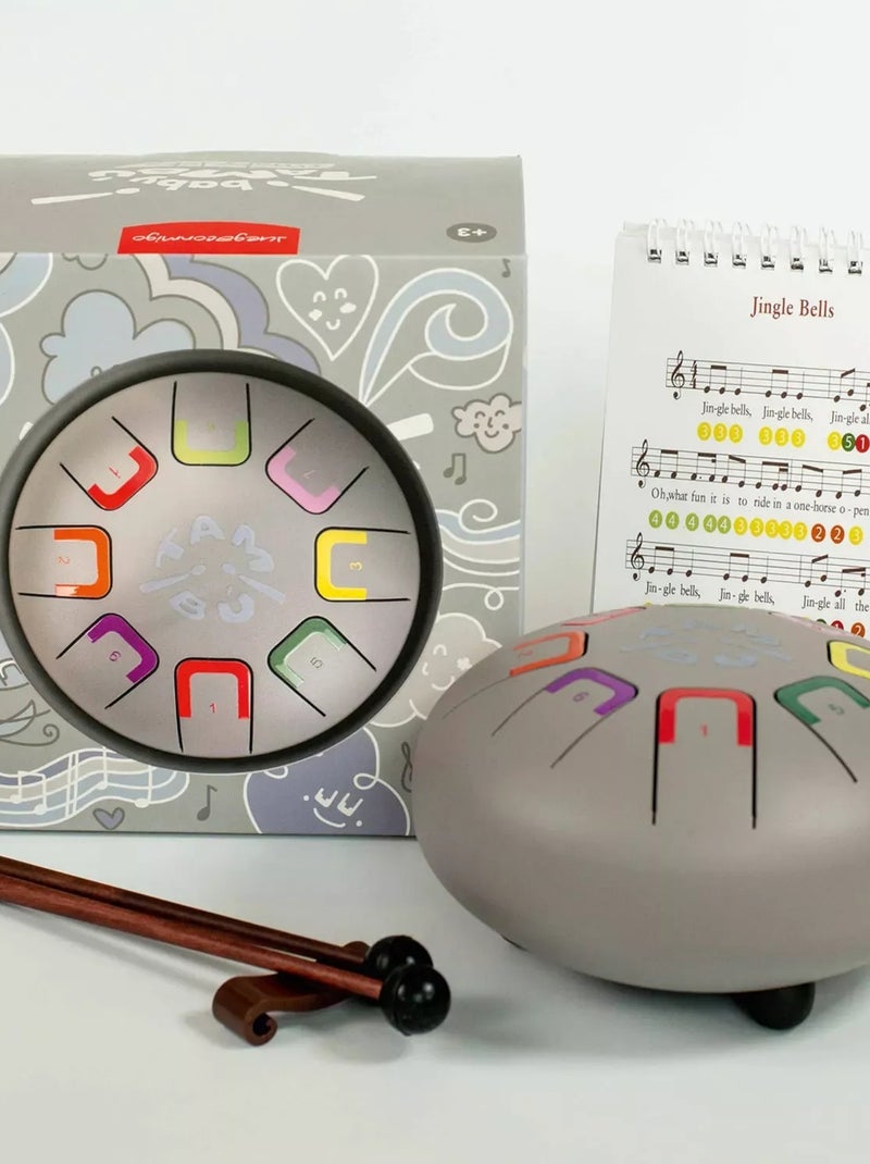 Tongue Drum 8 notes Gris - Kiabi