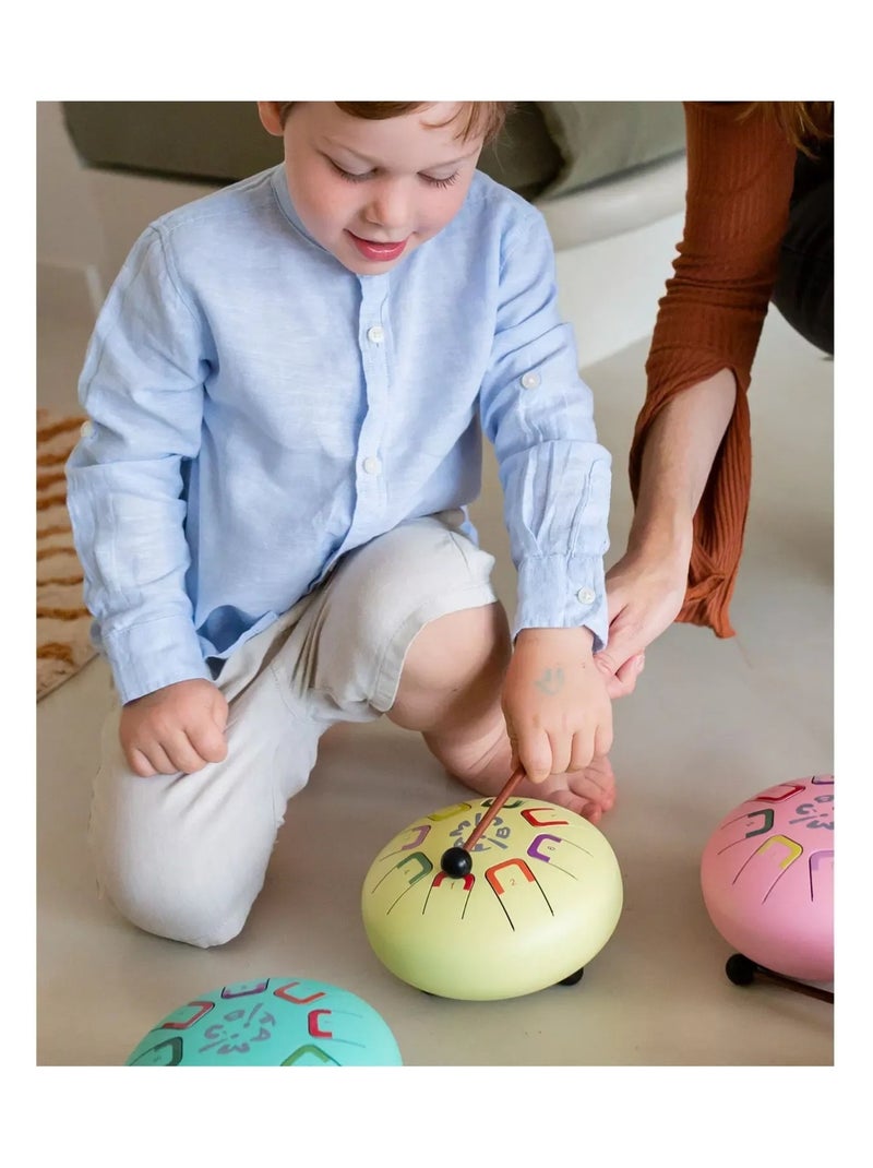 Tongue Drum 8 notes Jaune - Kiabi