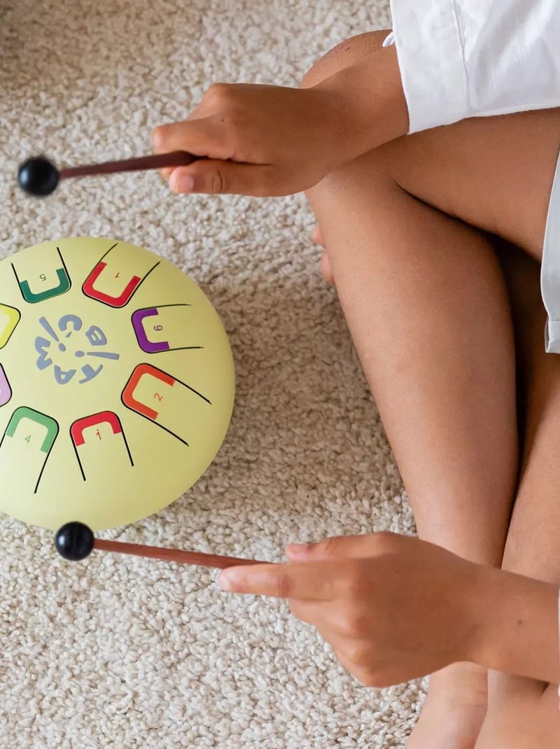 Tongue Drum 8 notes Jaune - Kiabi