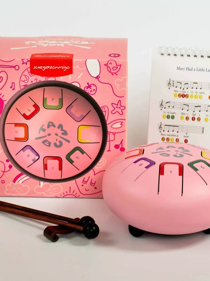 Tongue Drum 8 notes Rose - Kiabi