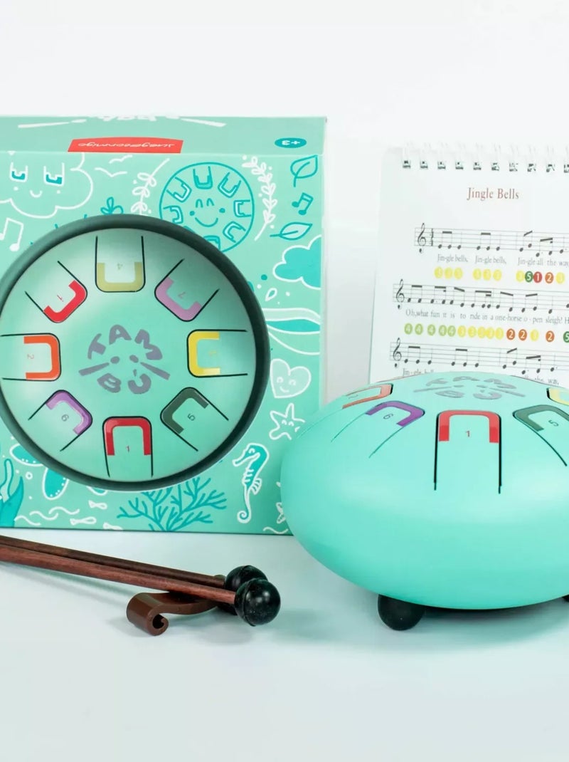 Tongue drum 8 notes Vert - Kiabi