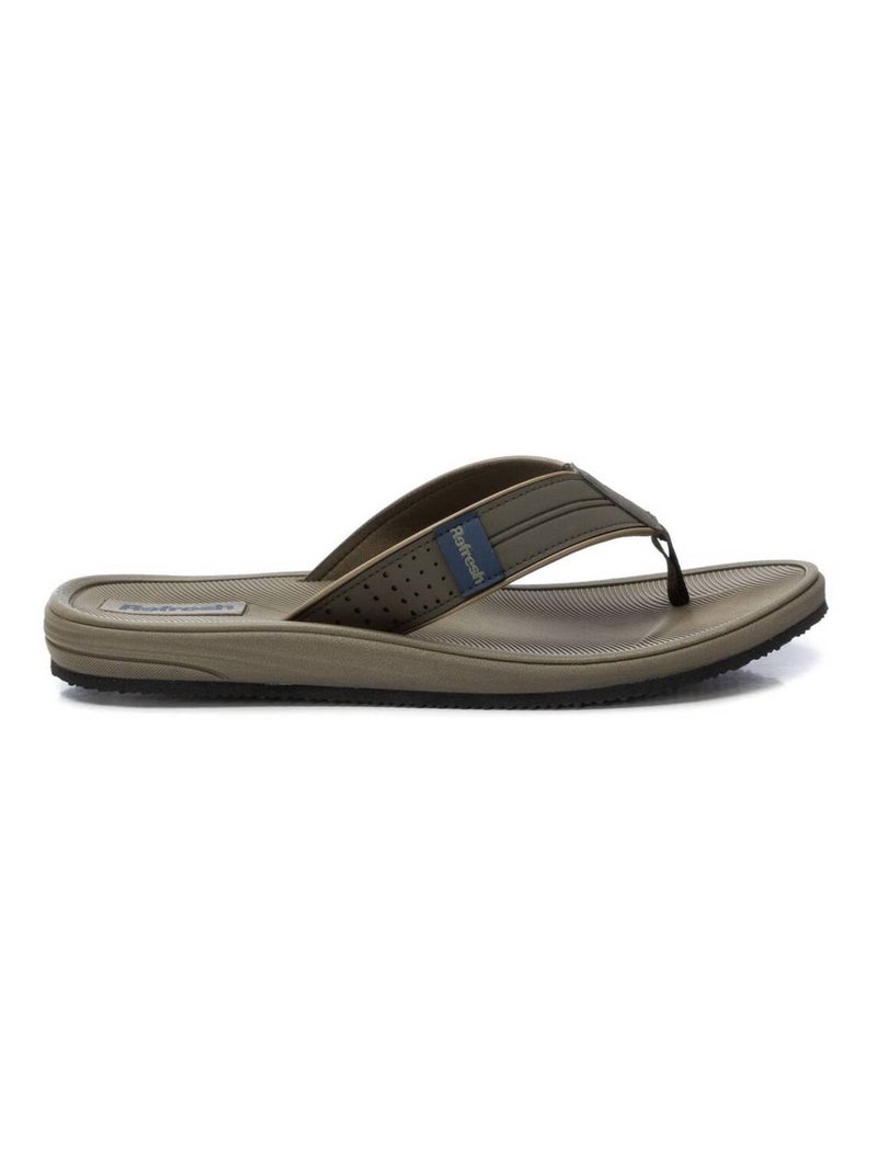 Tongues pantoufle Kaki - Kiabi