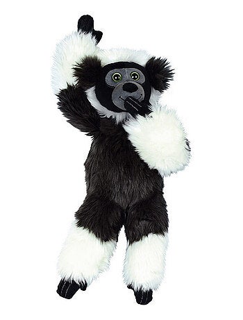 Toodoo Peluche Singe INDRI noir et blanc H48cm