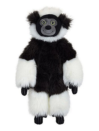 Toodoo Peluche Singe INDRI noir et blanc H48cm