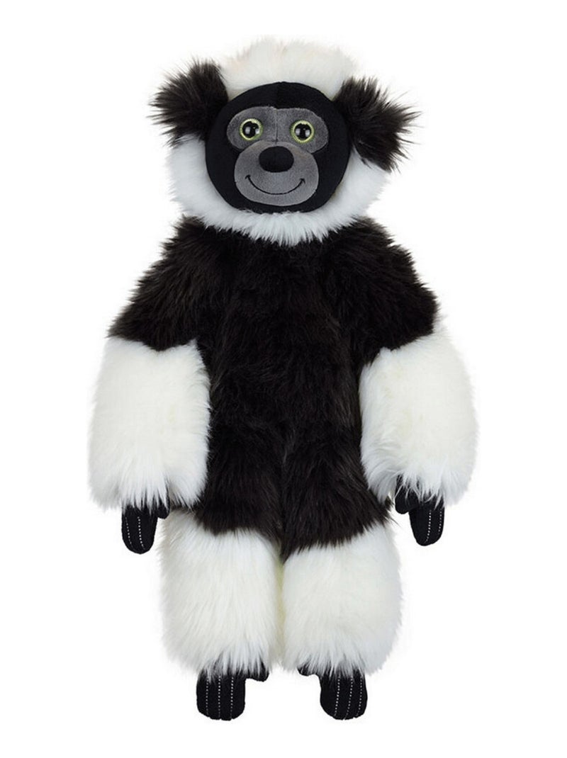 Toodoo Peluche Singe INDRI noir et blanc H48cm Multicolore - Kiabi