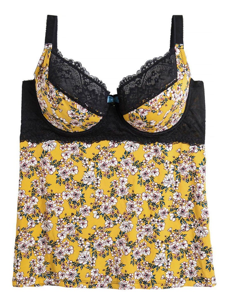 Top à armatures EVITA - Pomm'Poire Jaune - Kiabi