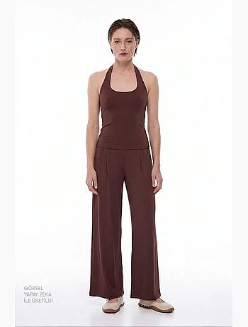 Top à col halter penti