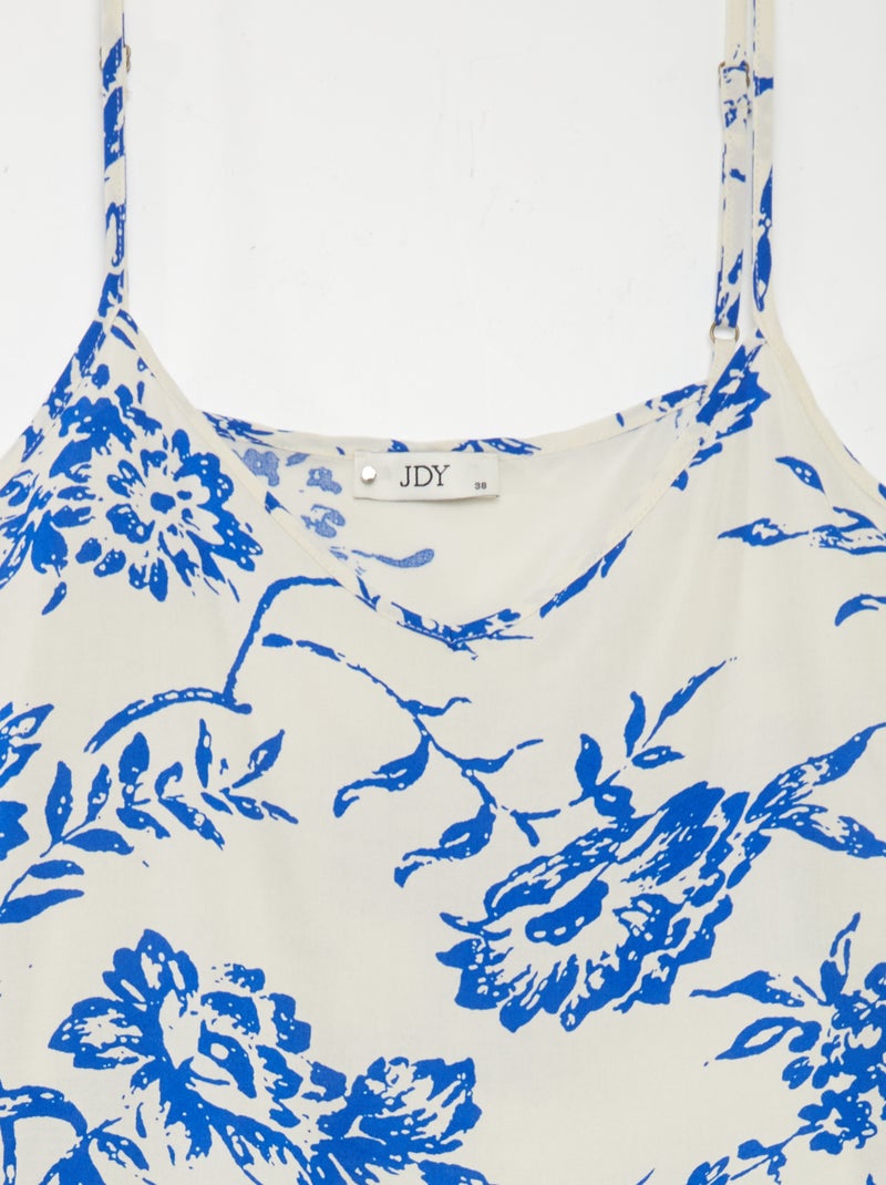 Top à fines bretelles 'JDY' Bleu - Kiabi