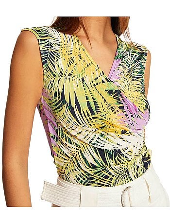 Top à fleurs Femme Morgan Dlila