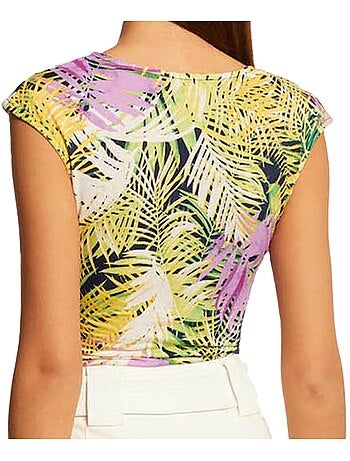 Top à fleurs Femme Morgan Dlila