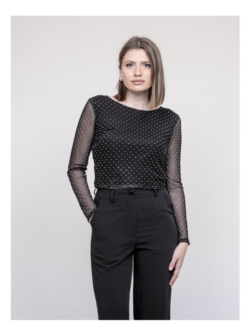 Top à strass FAVERELLE - Kiabi