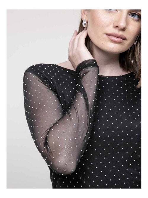 Top à strass FAVERELLE - Kiabi