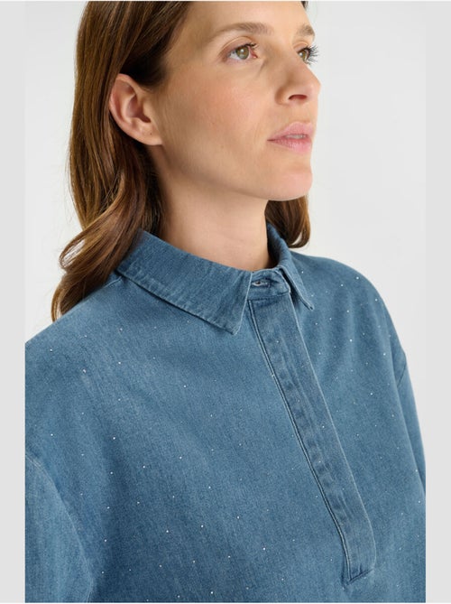 Top ALBERTA en jeans 'Le Temps Des Cerises' - Kiabi