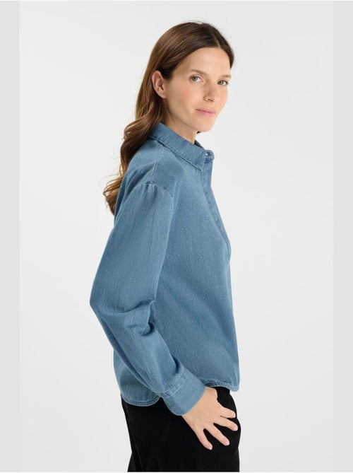 Top ALBERTA en jeans 'Le Temps Des Cerises' - Kiabi