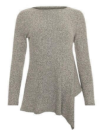 Top asymétrique manches longues Cosy