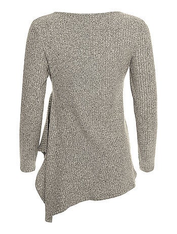 Top asymétrique manches longues Cosy