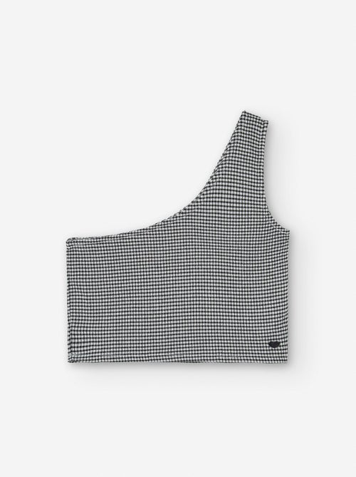 Top Asymétrique Vichy - Kiabi