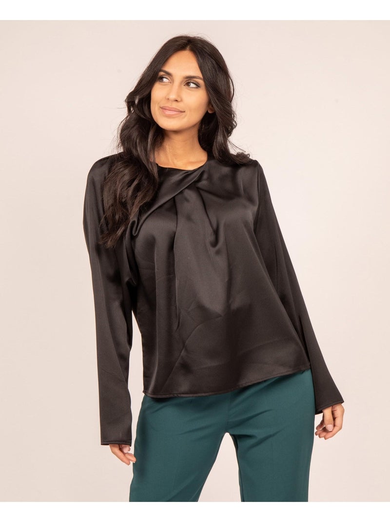 Top avec epaulette FELINDA Noir - Kiabi