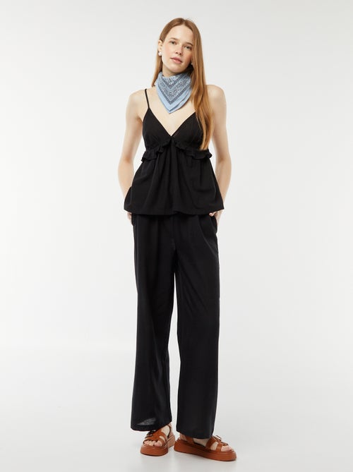 Top avec fines bretelles réglables - Kiabi