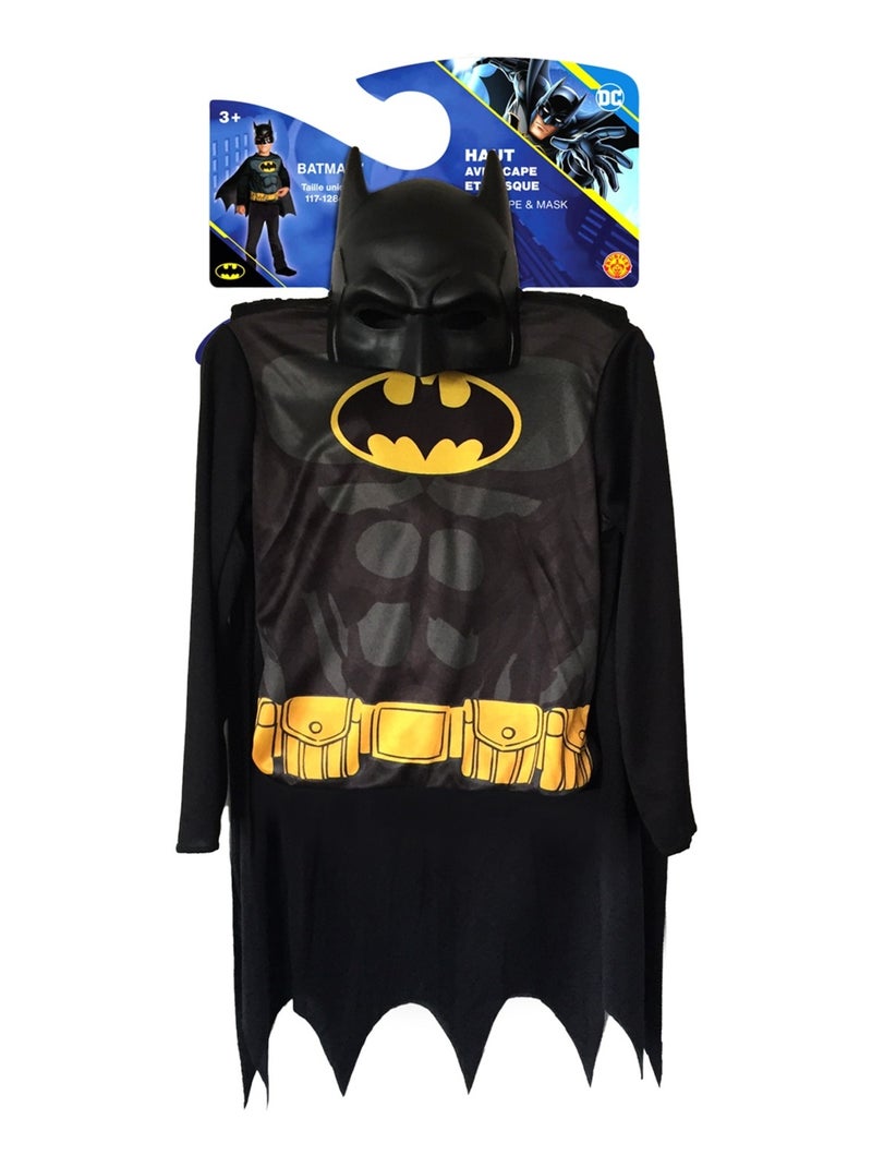 Top Batman avec masque Noir - Kiabi