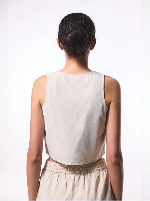 Top boho en lin penti - Kiabi