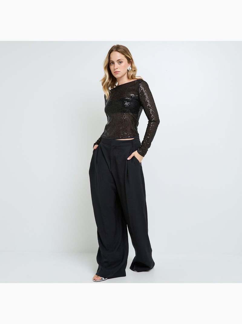 Top brassiere integree sequins Jasmine - RougeGorge Lingerie Noir - Kiabi