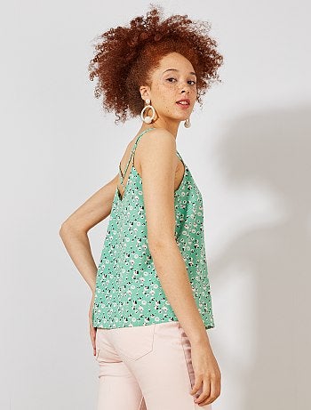 Top bretelles croisées - Kiabi