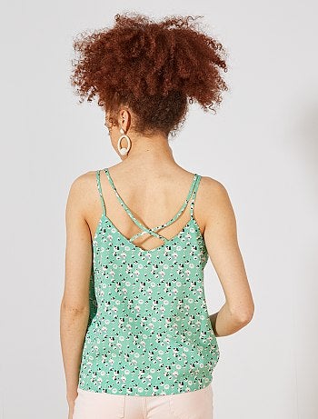 Top bretelles croisées - Kiabi