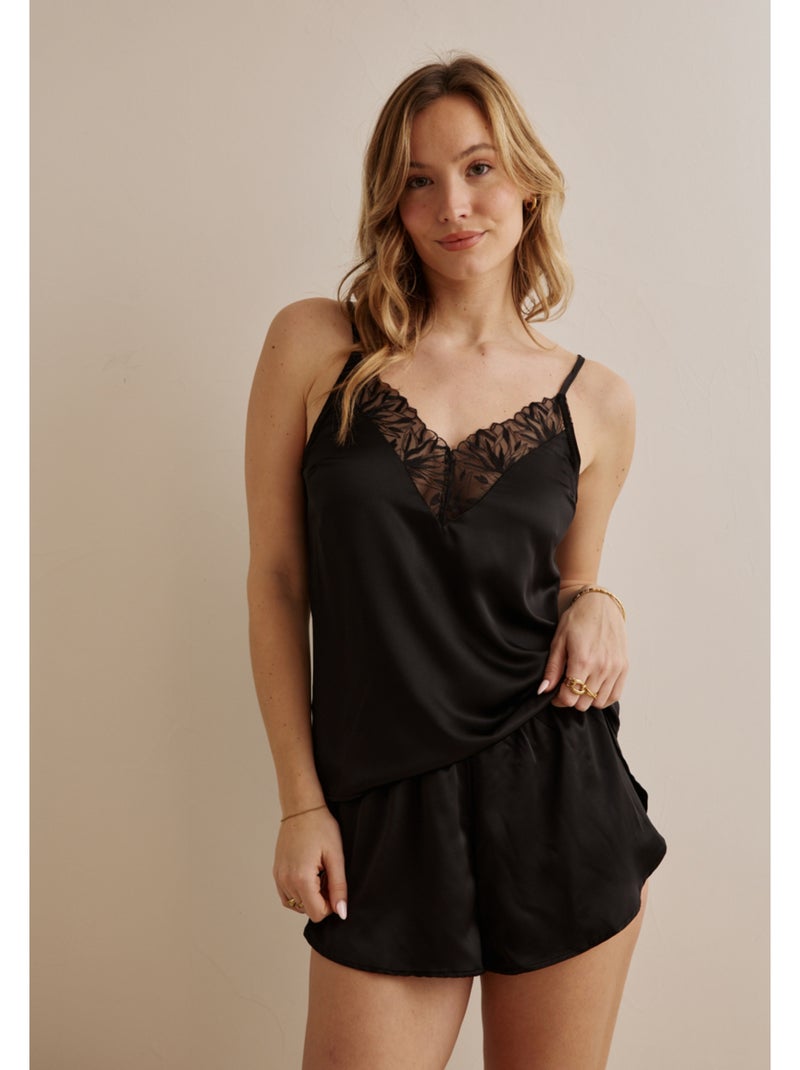 Top bretelles Danouta Noir - Kiabi
