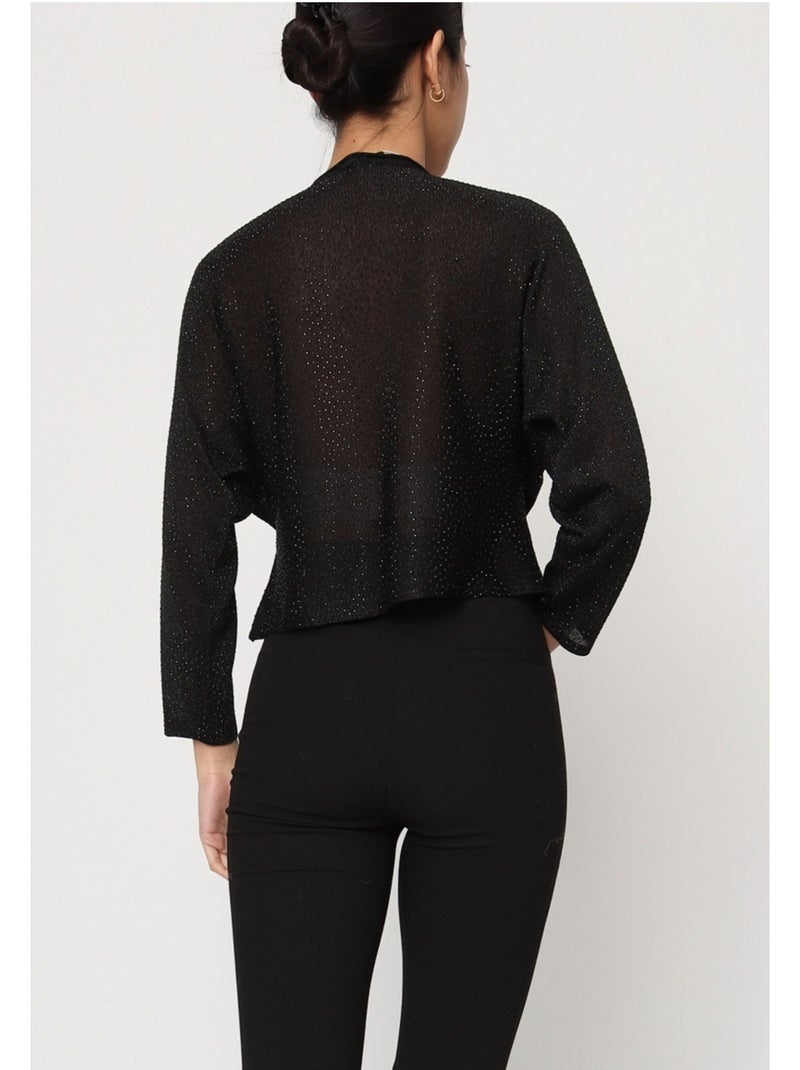 Top Brillant Kebello Noir Noir - Kiabi