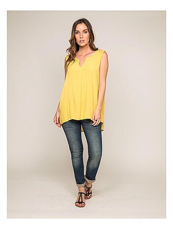 Top broderies anglaises FARAON