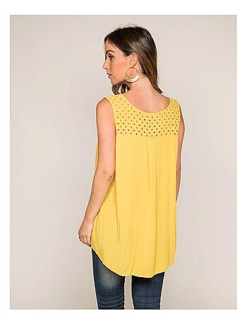 Top broderies anglaises FARAON