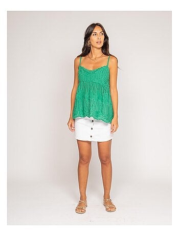 Top broderies anglaises FEVE