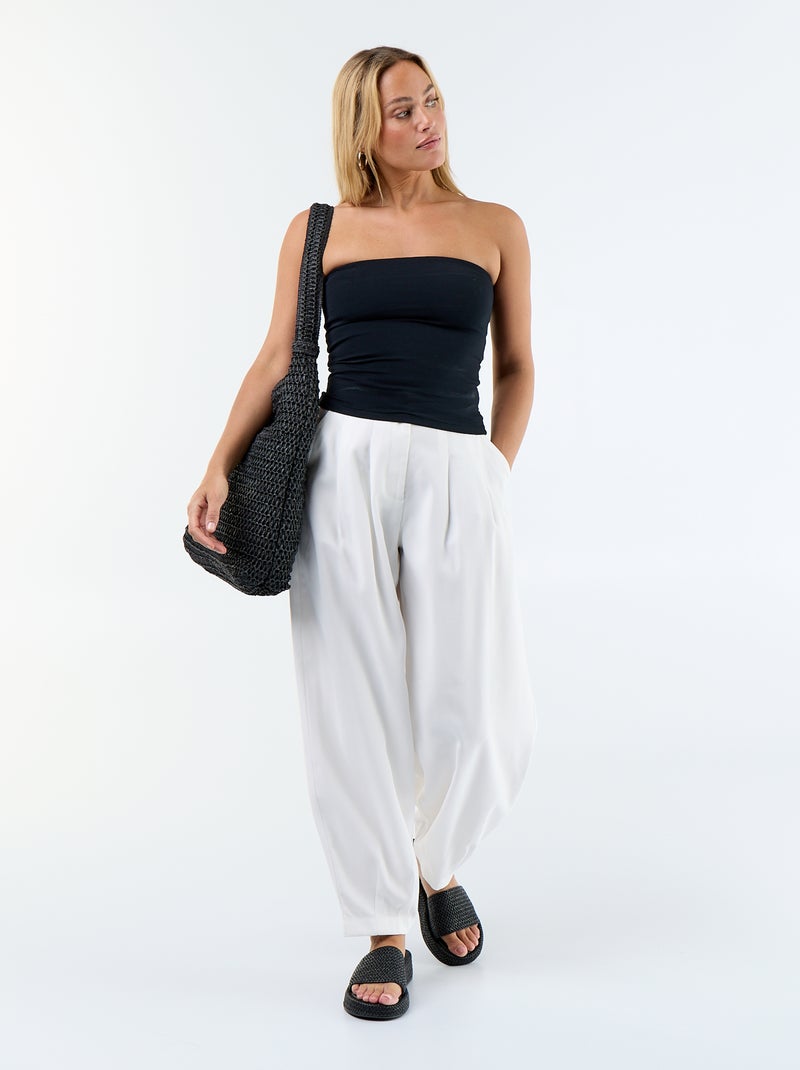 Top bustier Noir - Kiabi
