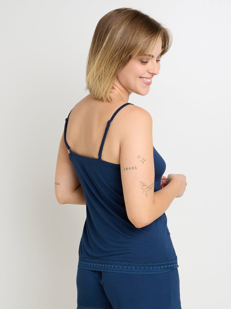 Top Camille - RougeGorge Lingerie Bleu marine - Kiabi