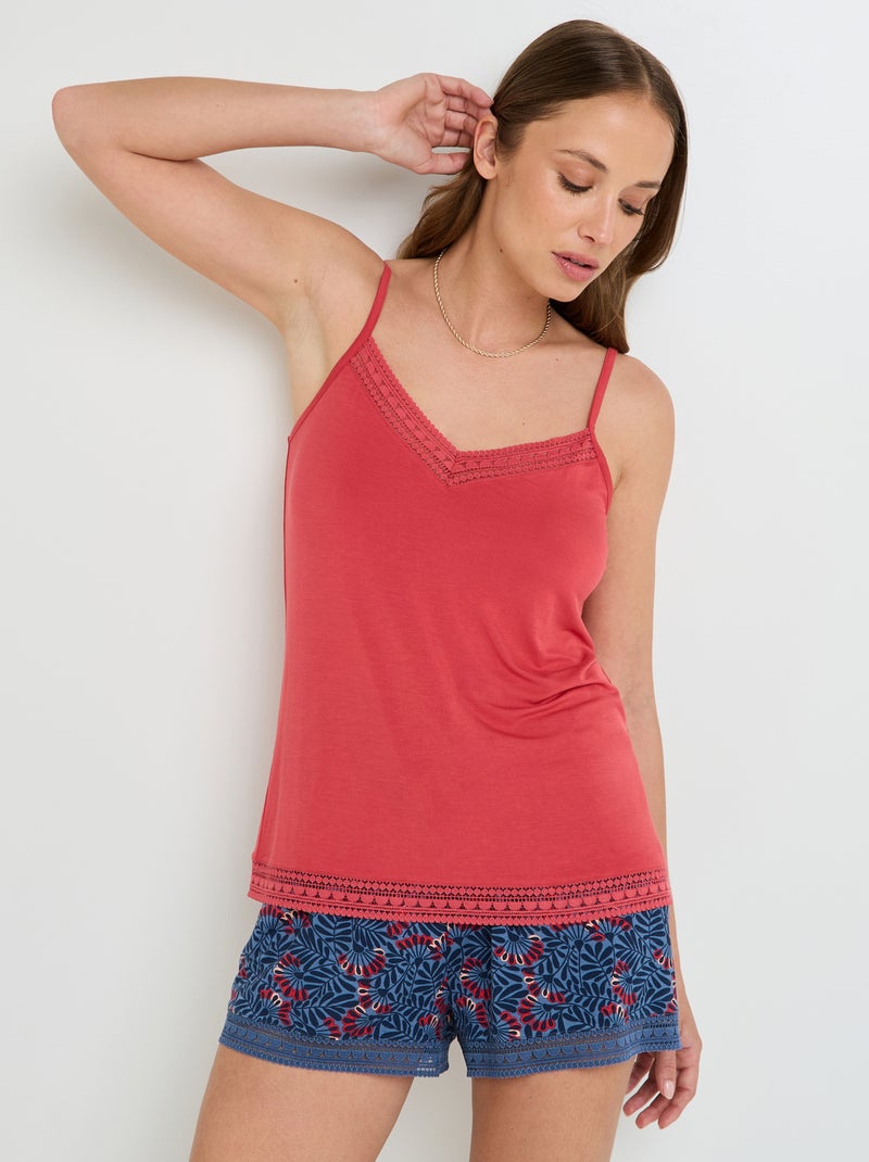 Top Camille - RougeGorge Lingerie Orange corail - Kiabi
