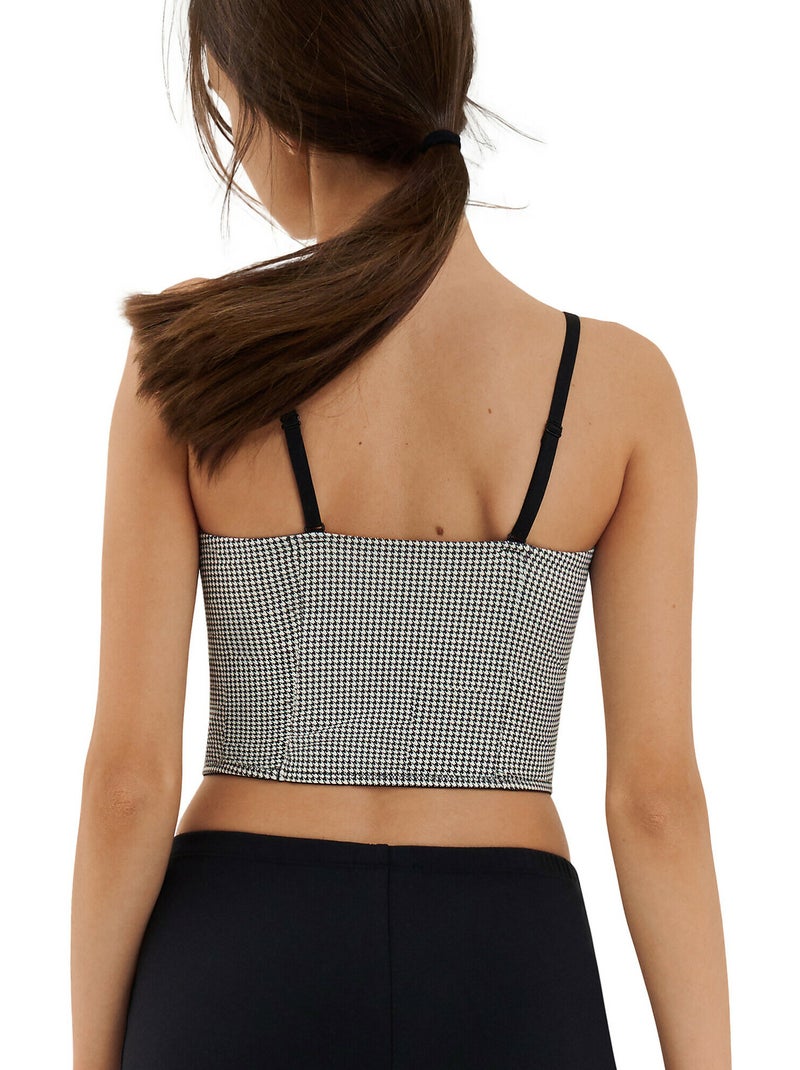 Top caraco bustier Mia Multicolore - Kiabi