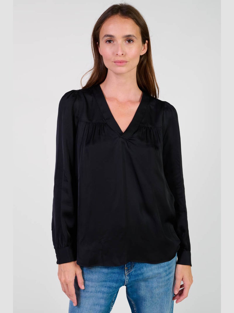 Top CHIMEL 'Le Temps Des Cerises' Noir - Kiabi