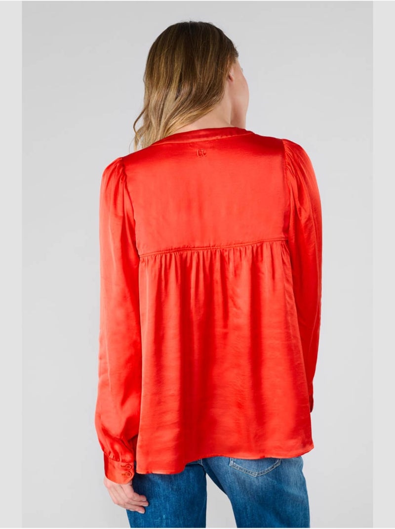 Top chimel 'le temps des cerises' Orange - Kiabi
