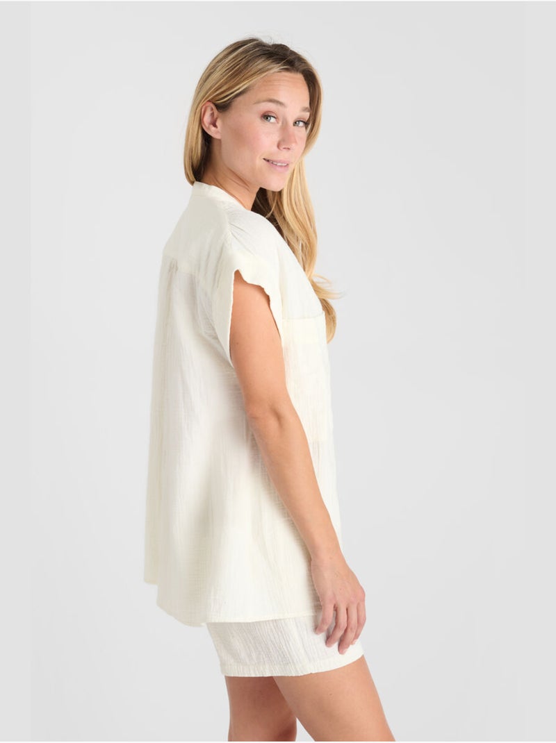 Top claudie 'le temps des cerises' Blanc - Kiabi
