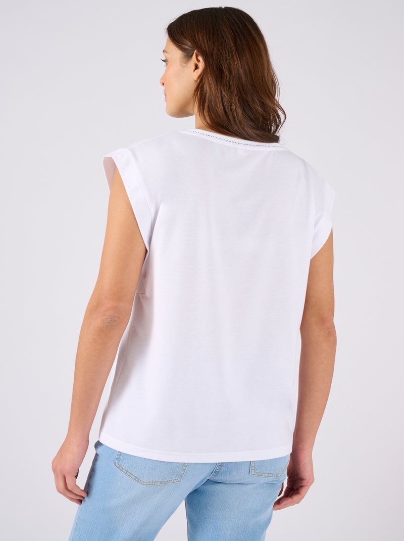 Top Climatyl sans manches - Damart Blanc - Kiabi