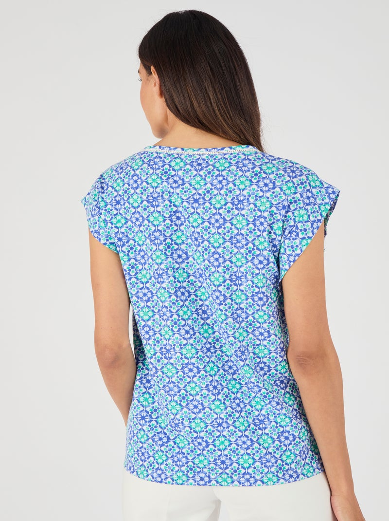 Top Climatyl sans manches - Damart Bleu - Kiabi