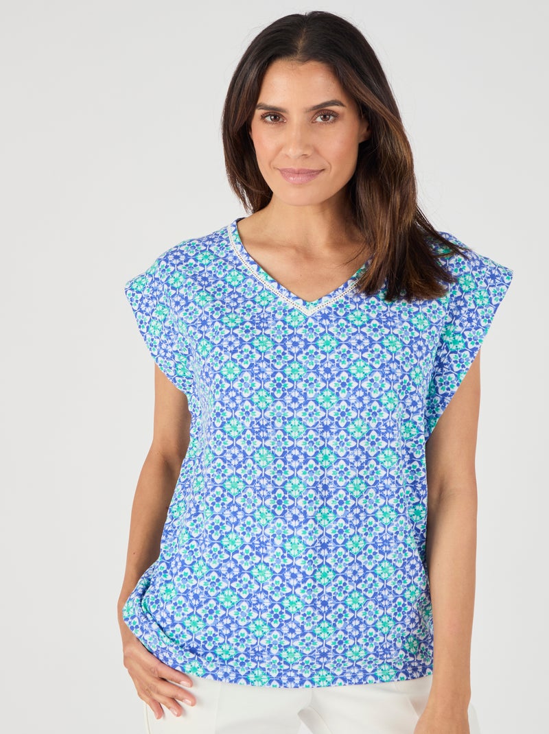 Top Climatyl sans manches - Damart Bleu - Kiabi