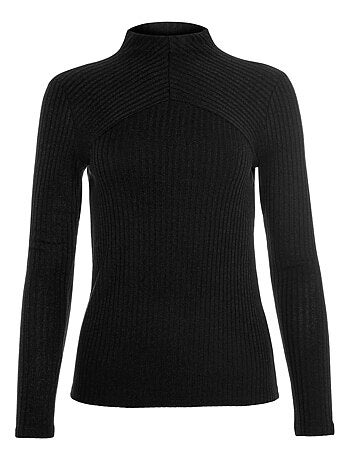 Top col montant manches longues Cosy
