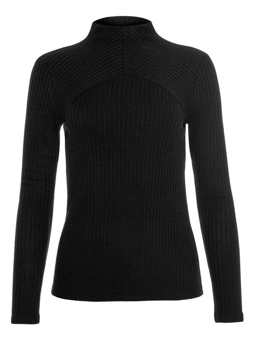 Top col montant manches longues Cosy - Kiabi