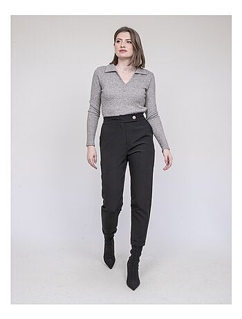 Top col polo franina